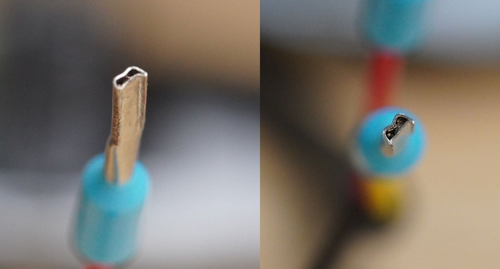 A macro shot of a ferule