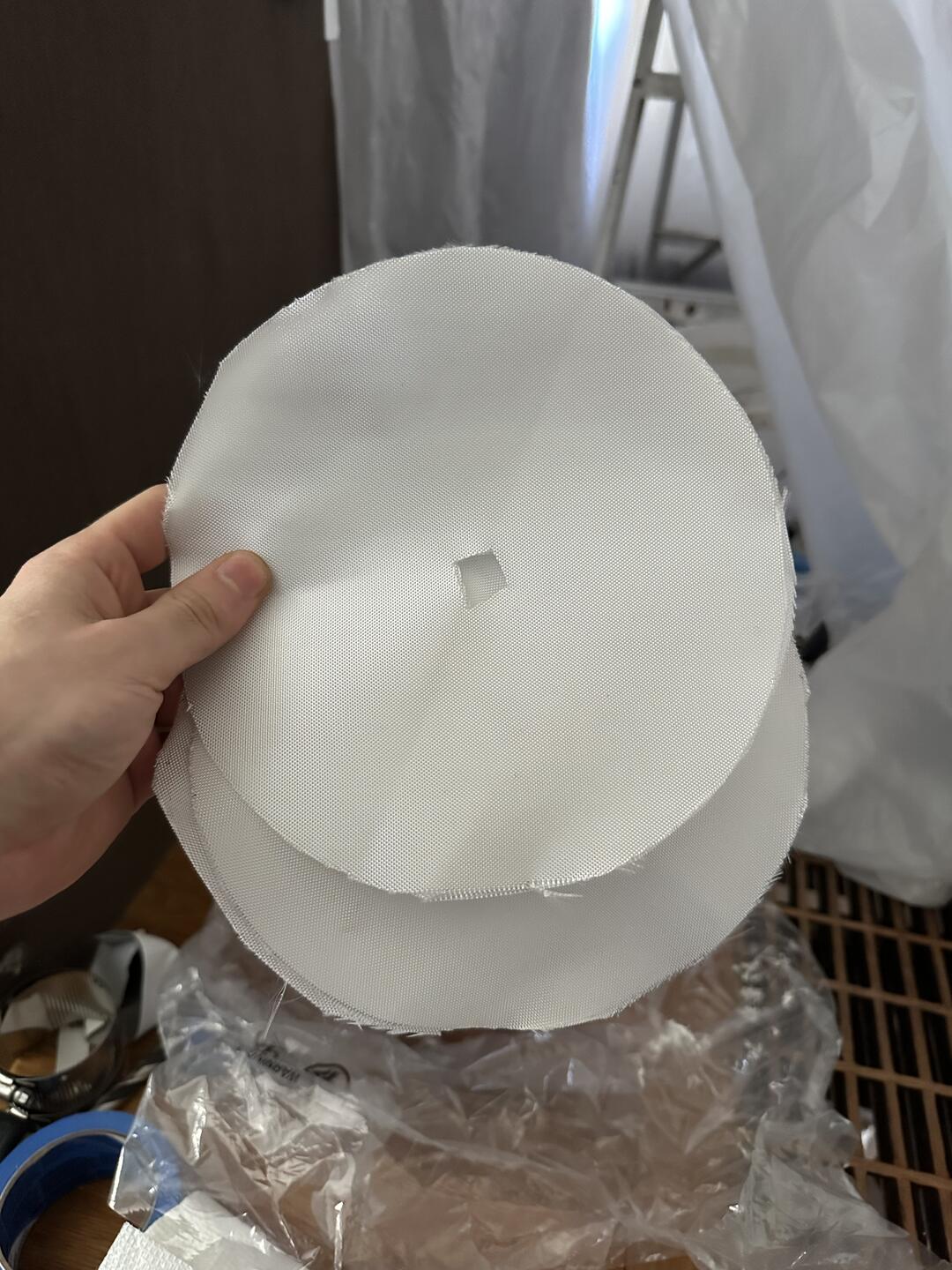 Cut out sheets for the bottom layup