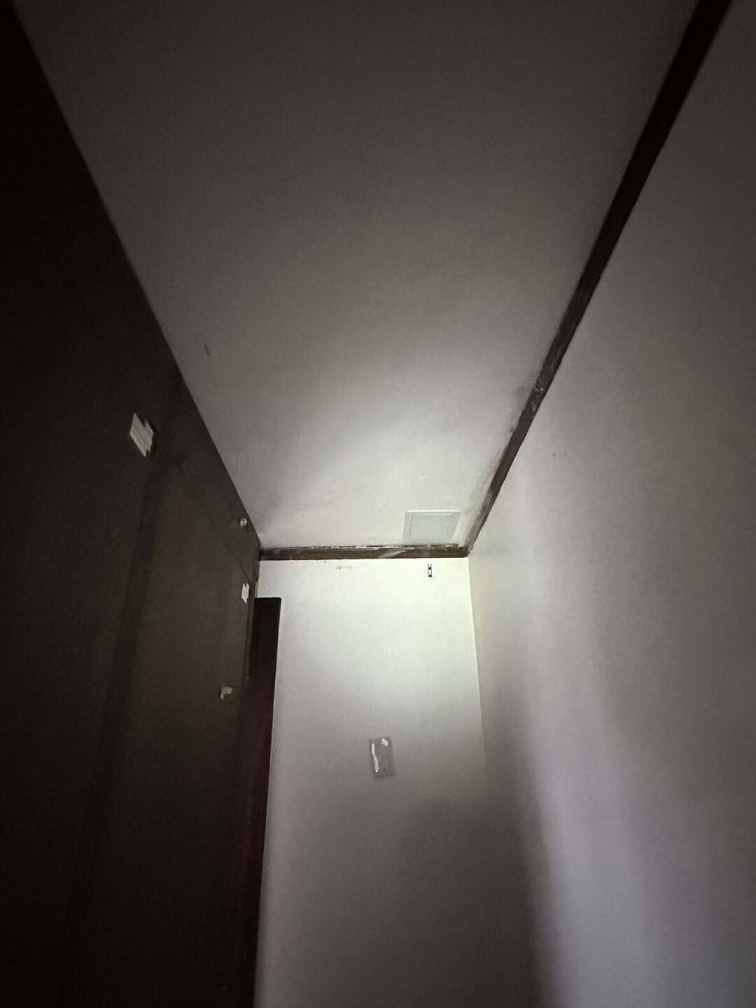 Patched ceiling